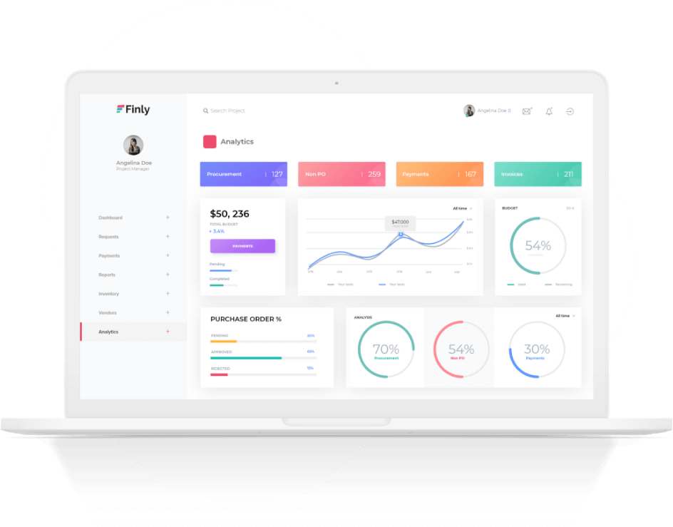 E-Procurement System Screen