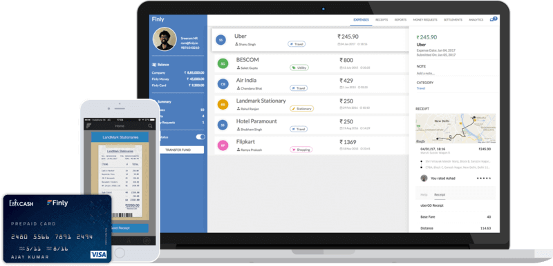 Expense Report Automation Screen